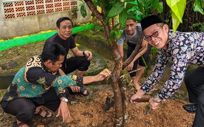 Aksi Hijau Kemanag Empat Lawang : Penanaman Pohon Bersama
